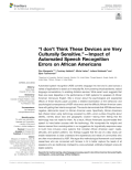 “I don’t Think These Devices are Very Culturally Sensitive.”—Impact of Automated Speech Recognition Errors on African Americans