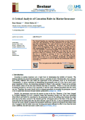 A Critical Analysis of Causation Rules in Marine Insurance