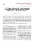 A Low Leakage Down-conversion K-Band MIXER using Current-Reuse Double-Balanced Architecture in 130-nm CMOS Process for Modern RF Applications