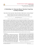 A Methodology for Glaucoma Disease Detection Using Deep Learning Techniques