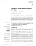 A Model of Unified Perception and Cognition