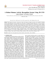 A Robust Human Activity Recognition System Using 3D CNN