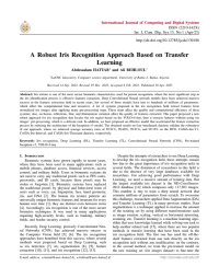 A Robust Iris Recognition Approach Based on Transfer Learning