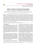 Adaptive Length Gene Expression Programming