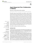 Agent-Supported Peer Collaboration in MOOCs