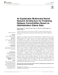 An Explainable Multimodal Neural Network Architecture for Predicting Epilepsy Comorbidities Based on Administrative Claims Data