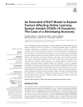 An Extended UTAUT Model to Explain Factors Affecting Online Learning System Amidst COVID-19 Pandemic: The Case of a Developing Economy