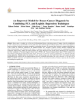 An Improved Model for Breast Cancer Diagnosis by Combining PCA and Logistic Regression Techniques