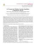An Unsupervised Machine Learning Algorithms: Comprehensive Review