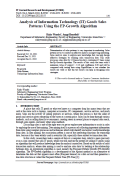 Analysis of Information Technology (IT) Goods Sales Patterns Using the FP-Growth Algorithm