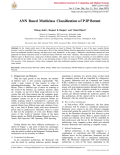 ANN Based Multiclass Classification of P2P Botnet
