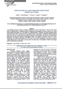 APPLICATION OF LUNG DISEASES DETECTION  BASED ON CSLNet