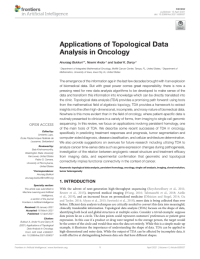 Applications of Topological Data Analysis in Oncology