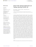 Asian hate speech detection on Twitter during COVID-19