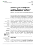 Assessing Open-Ended Human-Computer Collaboration Systems: Applying a Hallmarks Approach