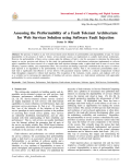 Assessing the Performability of a Fault Tolerant Architecture for Web Services Solution using Software Fault Injection