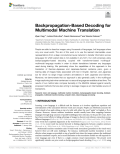 Backpropagation-Based Decoding for Multimodal Machine Translation