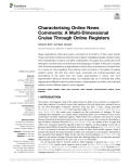 Characterising Online News Comments: A Multi-Dimensional Cruise Through Online Registers