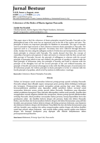 Coherence of the Rules of Sharia Against Pancasila