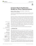 Compact Neural Architecture Designs by Tensor Representations