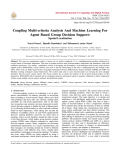 Coupling Multi-criteria Analysis And Machine Learning For Agent Based Group Decision Support: Spatial Localization