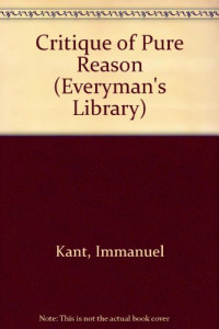 Critique of Pure Reason