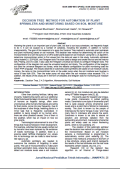 DECISION TREE METHOD FOR AUTOMATION OF PLANT SPRINKLERS AND MONITORING BASED ON SOIL MOISTURE
