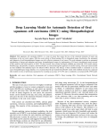 Deep Learning Model for Automatic Detection of Oral squamous cell carcinoma (OSCC) using Histopathological Images