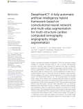 DeepHeartCT: A fully automatic artificial intelligence hybrid framework based on convolutional neural network and multi-atlas segmentation for multi-structure cardiac computed tomography angiography image segmentation