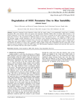 Degradation of MOS Parameter Due to Bias Instability