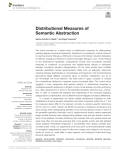Distributional Measures of Semantic Abstraction