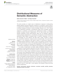 Distributional Measures of Semantic Abstraction
