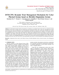 DTM-CPS: Dynamic Trust Management Mechanism for Cyber Physical System based on Dirichlet Reputation System
