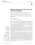 Editorial: Advances in Goal, Plan and Activity Recognition