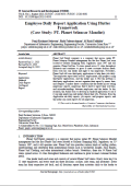 Employee Daily Report Application Using Flutter Framework (Case Study: PT. Planet Selancar Mandiri)