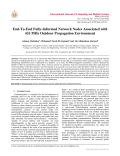 End-To-End Fully-Informed Network Nodes Associated with 433 MHz Outdoor Propagation Environment