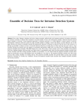 Ensemble of Decision Trees for Intrusion Detection System