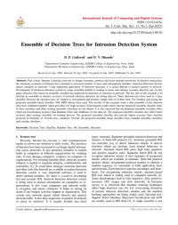 Ensemble of Decision Trees for Intrusion Detection System