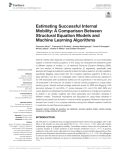Estimating Successful Internal Mobility: A Comparison Between Structural Equation Models and Machine Learning Algorithms