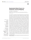 Explainable Model Fusion for Customer Journey Mapping