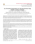 Eye Movement Interpretation for Detecting Dyslexia Using Machine Learning Techniques