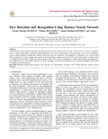 Face Detection and Recognition Using Siamese Neural Network