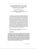 Factors Affecting Students’ Desire to Take Upcoming Online Courses after E-learning Experience During COVID-19