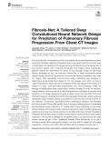 Fibrosis-Net: A Tailored Deep Convolutional Neural Network Design for Prediction of Pulmonary Fibrosis Progression From Chest CT Images