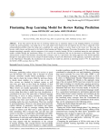 Finetuning Deep Learning Model for Review Rating Prediction