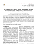 Fog Enabled Cyber Physical System Authentication and Data Security using Lattice and Quantum AES Cryptography
