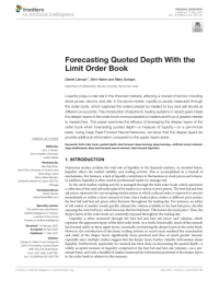 Forecasting Quoted Depth With the Limit Order Book