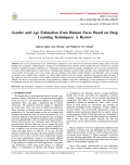 Gender and Age Estimation from Human Faces Based on Deep Learning Techniques: A Review