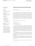 Hammering with the telescope
