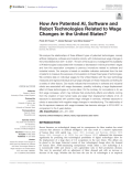 How Are Patented AI, Software and Robot Technologies Related to Wage Changes in the United States?